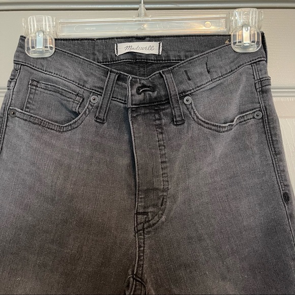 Madewell High Rise Skinny Jeans (Dark Grey/Black) - Picture 2 of 6